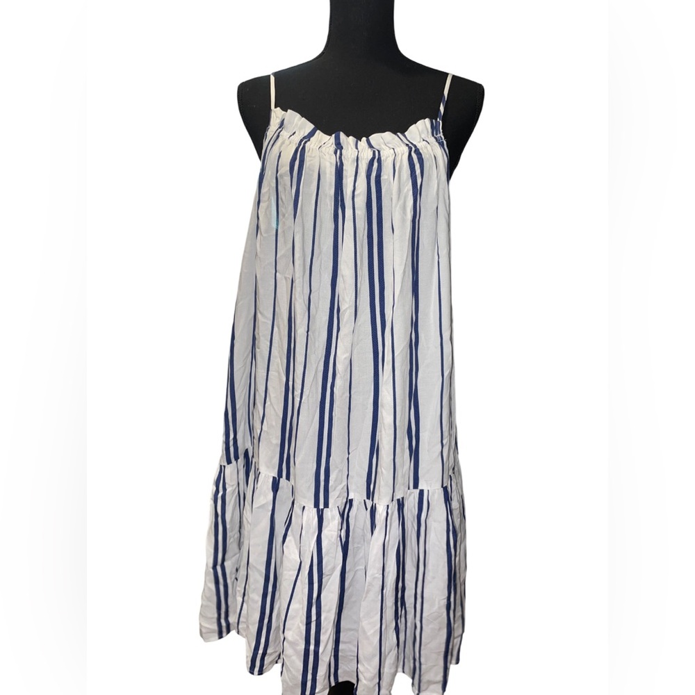 H&M Navy and White Striped Garment